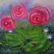In the Pink Series: Lilypads, Raindrops, Soft Winds and Roses